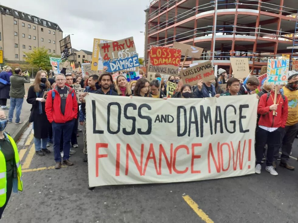 March for Loss and Damage Finance at COP26